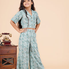 Powder Green Acrylic Coord set