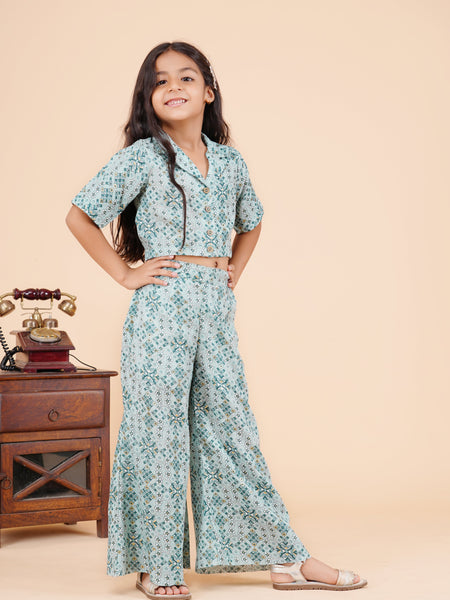 Powder Green Acrylic Coord set