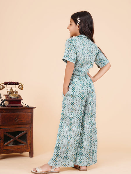 Powder Green Acrylic Coord set