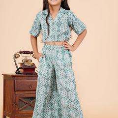 Powder Green Acrylic Coord set