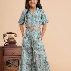 Powder Green Acrylic Coord set