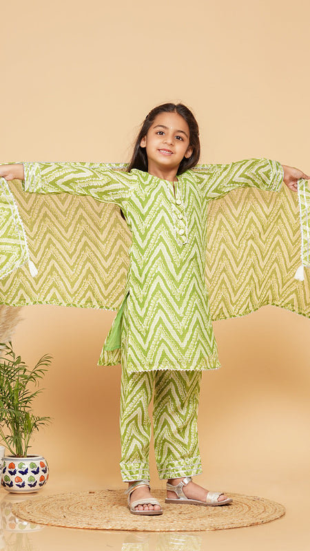 Kurta Pant Dupatta Set