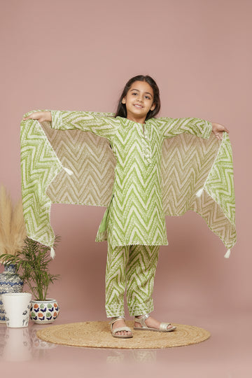 Kurta Pant Dupatta Set