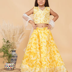 Shibori Kota doriya Lehenga set