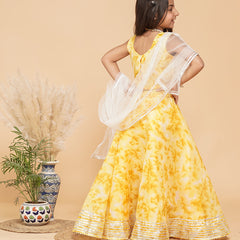 Shibori Kota doriya Lehenga set