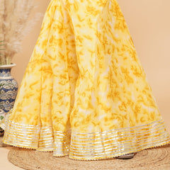 Shibori Kota doriya Lehenga set