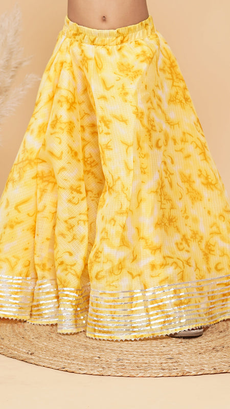 Shibori Kota doriya Lehenga set