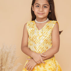 Shibori Kota doriya Lehenga set