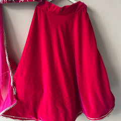Rani Pink Velvet Lehenga set