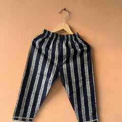 Blue Cotton Kurta Pants Dupatta Set